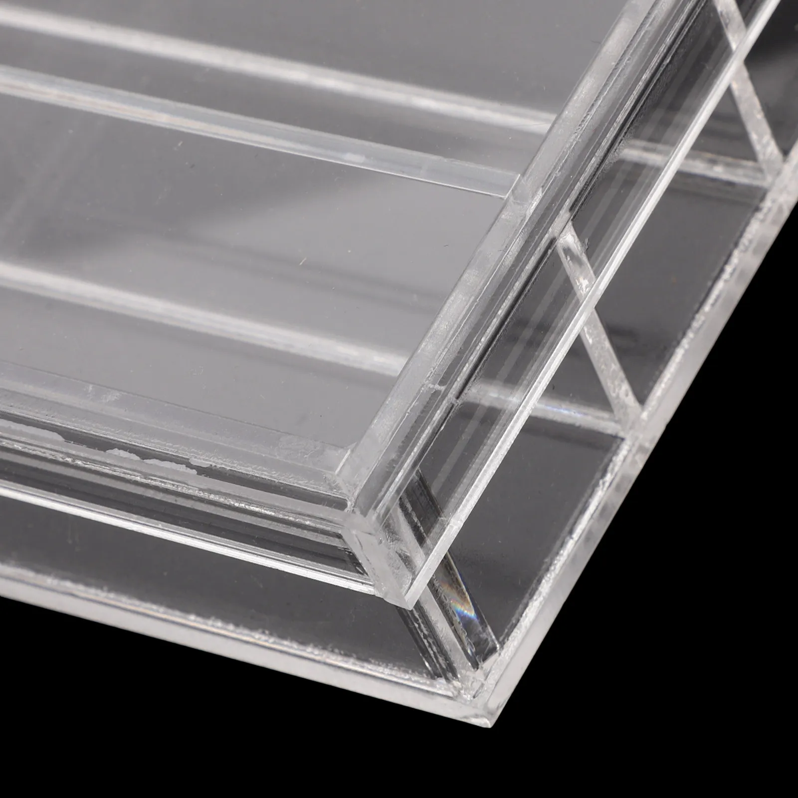 Western Blot Incubation Box 4 Slot Clear Acrylic Specimen Storage Organizer Lid Chemical Resistant Laboratory Sample Incubation view 2