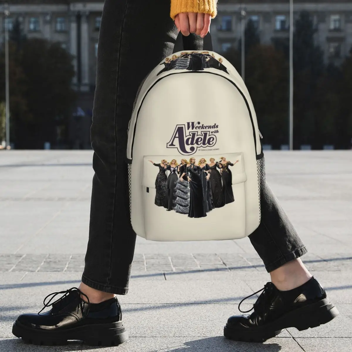 Adele Music Artists Thermal Backpack Student BookBag Children School Bag Computer Shoulder Bags for Men Women