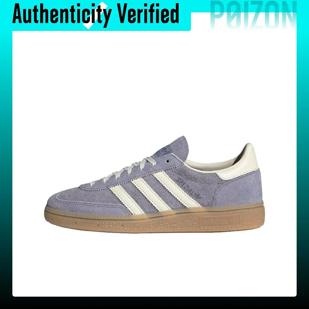 Adidas Originals HANDBALL SPEZIAL Comfortable And Lightweight Low top Skateboard Shoes Women's Purple White JR0849