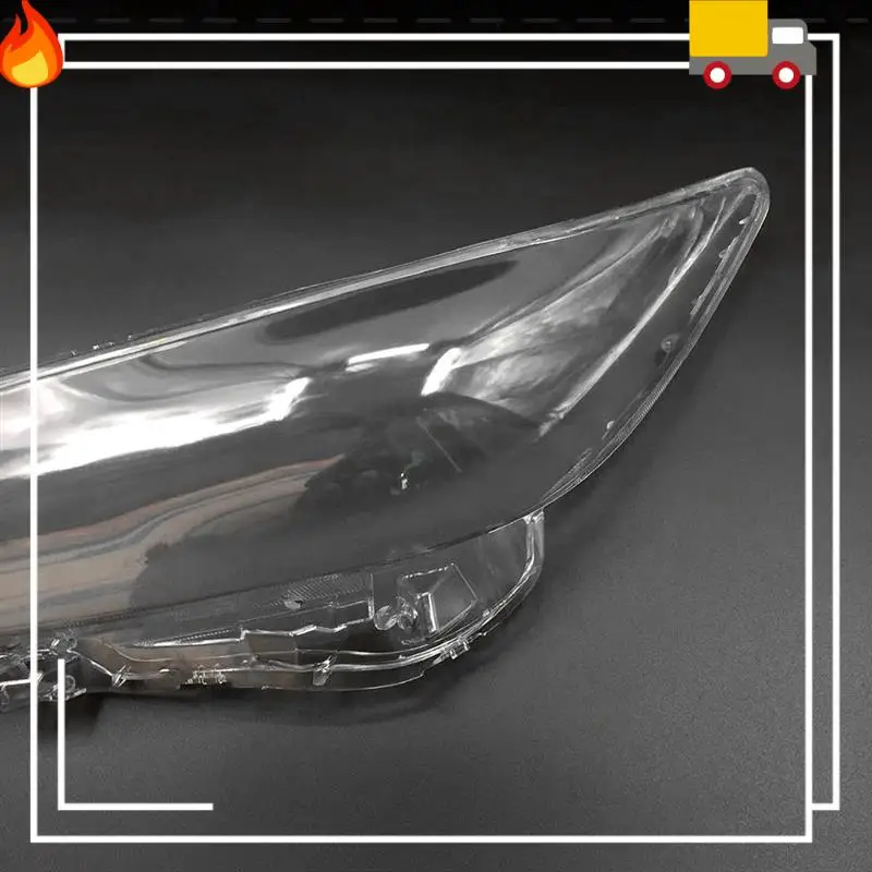 

2X Car Left Headlight Shell Lamp Shade Transparent Lens Cover Headlight Cover For Toyota Wish 2009-2015