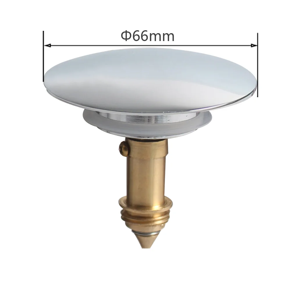 Talea Drain Plug Stopper Pop Up Component Replacement for Bathroom Wash Basin All copper chrome plating