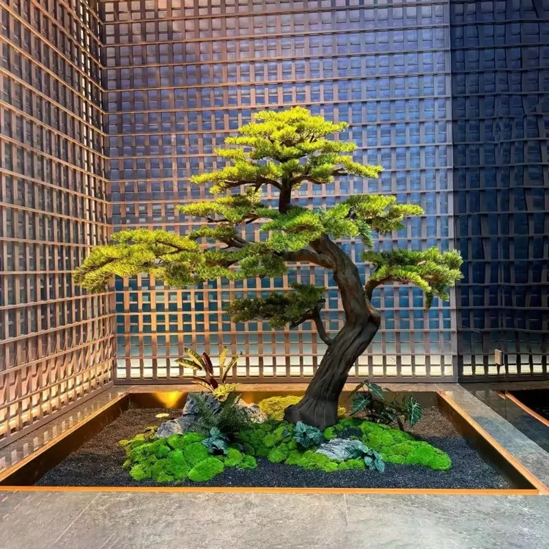 المصنع مباشرة عالية القوة شجرة وهمية أقدام مخصصة شجرة الصنوبر الاصطناعية للديكور المنزل المتبقي #6