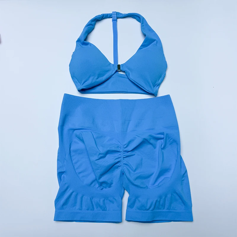

Yoga Set Gym Shorts Women Sport Sets Bra Workout Tops for Women Yoga Clothes Fitness Running Leggings Gym Seamless Yoga Sets