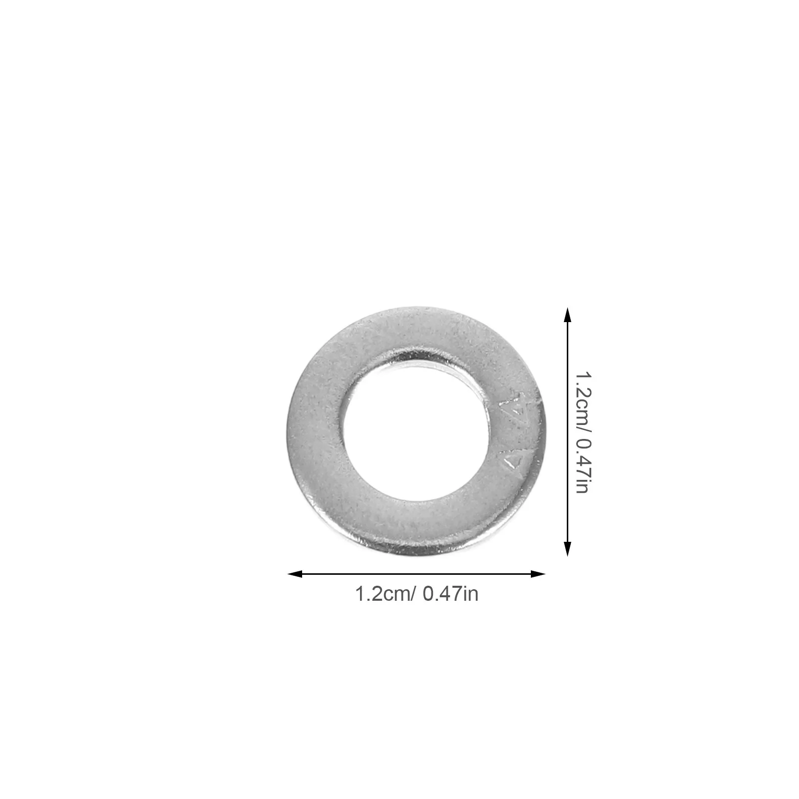 125Pcs Stainless Steel Flat Washers Corrosion Resistant Round Metal Flat Washer Assortment for Bolts Screws Hardware Repairs DIY