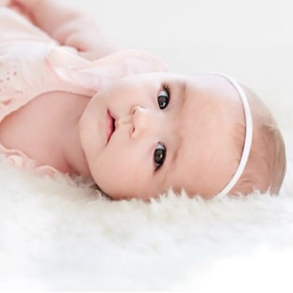 

20Pcs Elastic Headbands Seamless Nylon Baby Headwear for Newborn Infant Toddler Non-Slip Comfortable Hair Bands