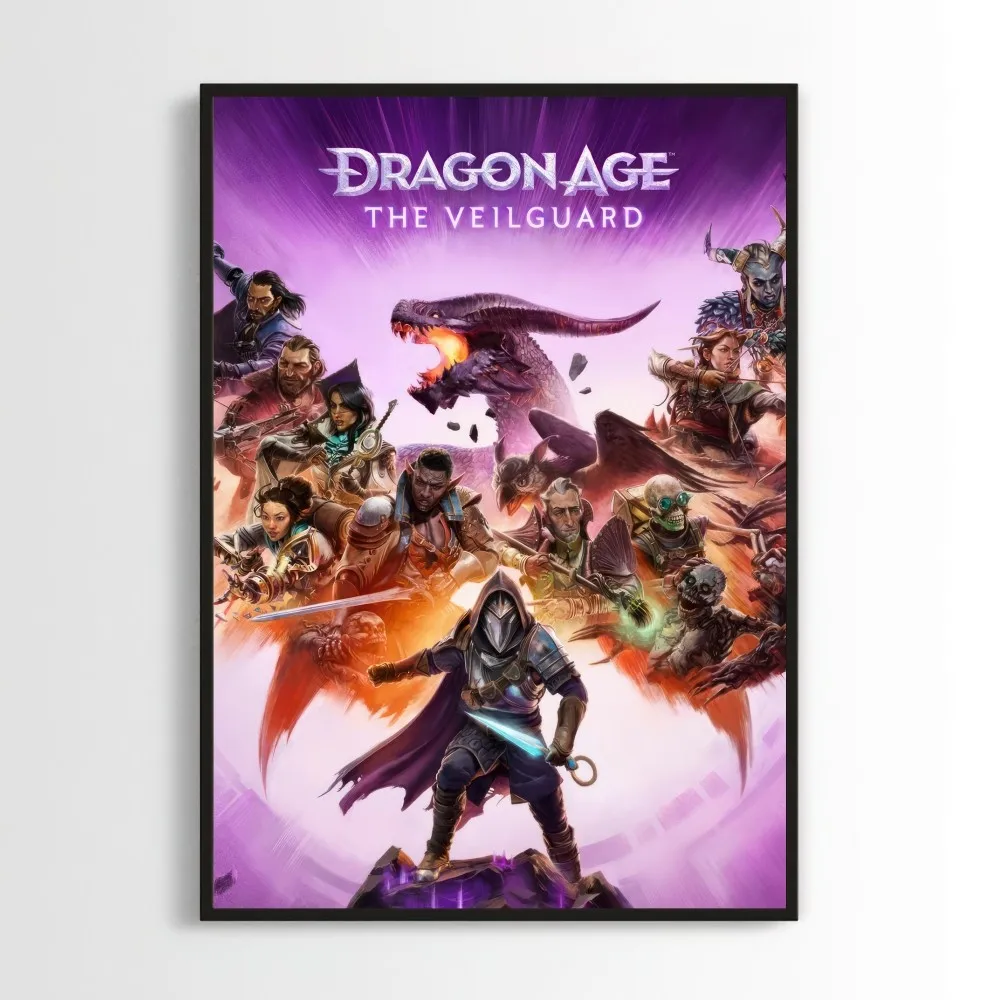 Game Dragon Age The Veilguard Poster Prints Wall Pictures Living Room Home Decoration