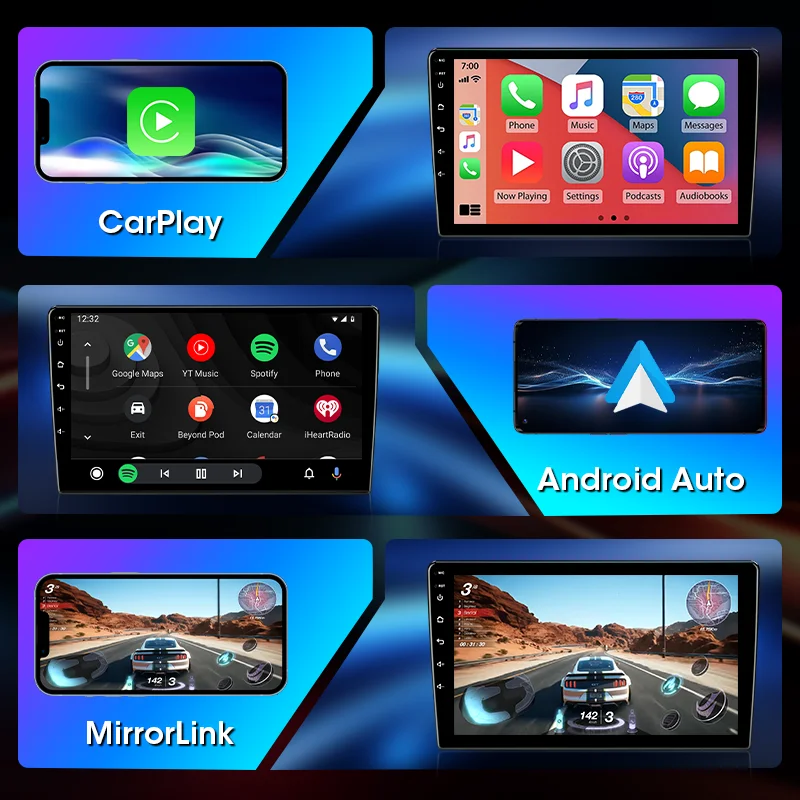 2 Din Android Auto Radio Wireless Carplay dla Toyota Yaris 2012 2013 2014-2017 Multimedia samochodowe GPS Autoradio Nawigacja GPS DVD