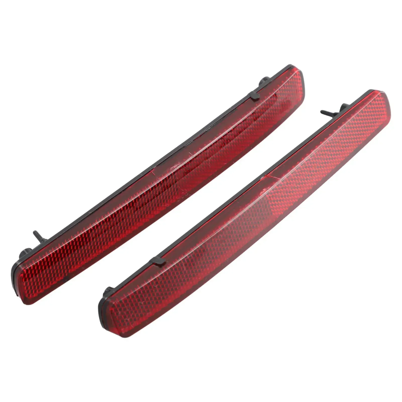 1 Pair Rear Bumper Reflector Red Lens Rear Bumper Reflector For Ssangyong For REXTON 06-17 For KYRON 07-11 Car Accessories