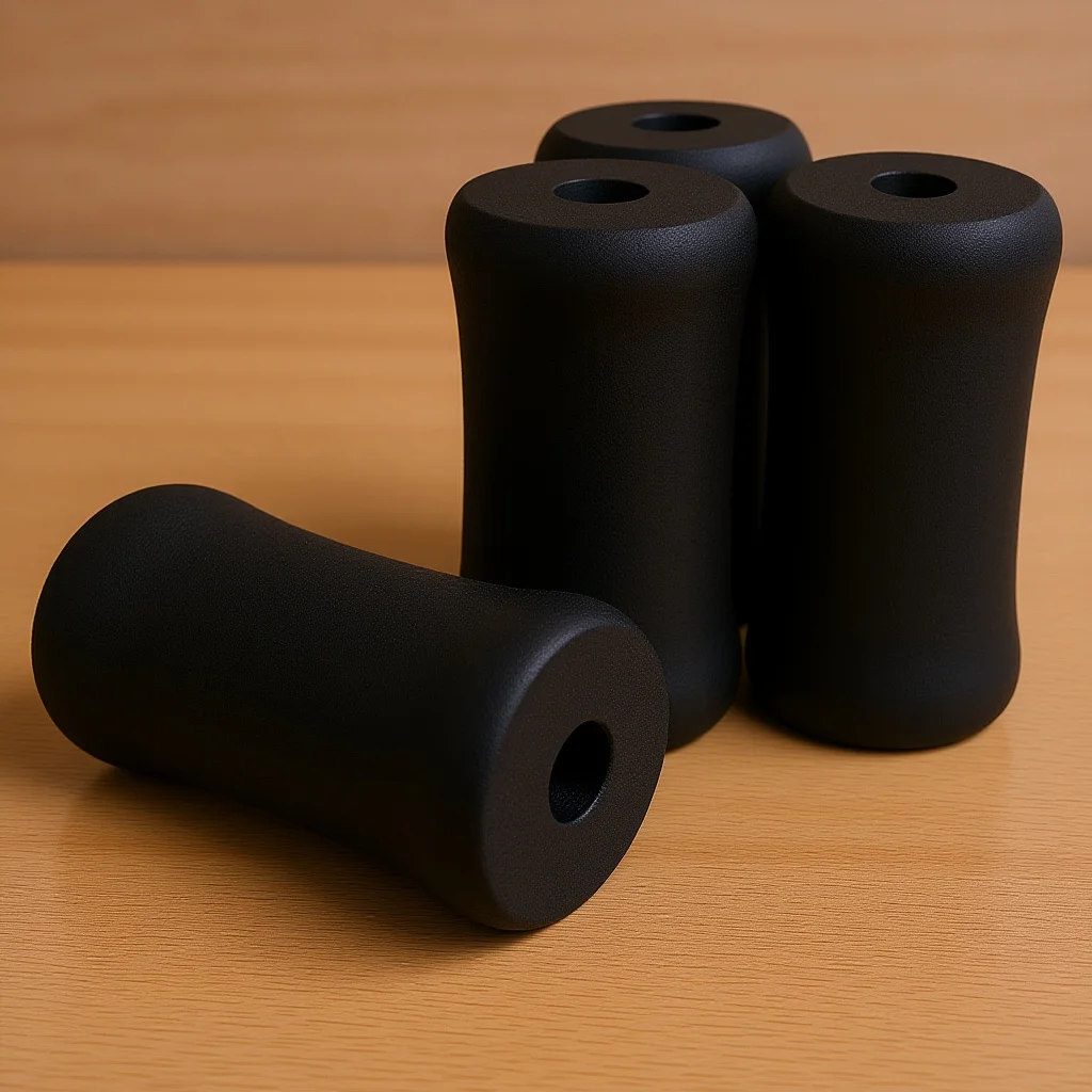 4 قطعة وسادة للقدم رغوة الأسطوانة وسادة أنبوب مجموعة استبدال ممارسة آلة غطاء الصالة الرياضية الساق تمديد اللياقة البدنية منصات الأسطوانة #1