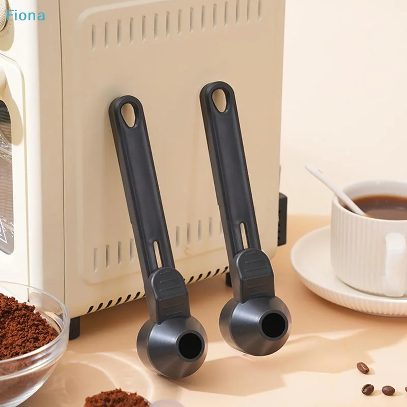 ✔Spill-Proof Protein Powder Sliding Spoon Reusable With Longer Handle Coffee Scoop Measuring Spoon Funnel Kitchen Gadgets