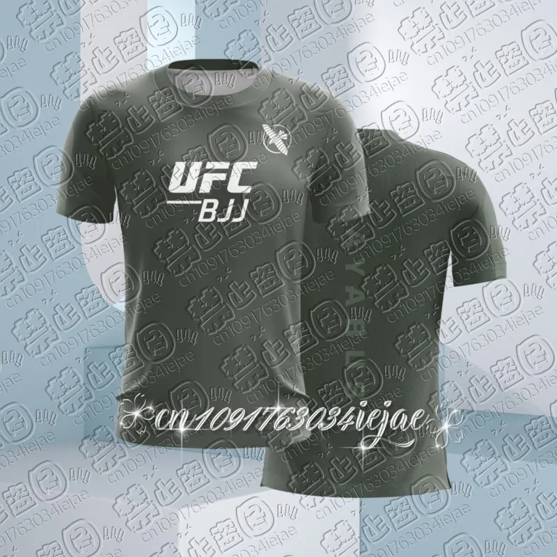 

Летняя одежда для болельщиков бокса с 3D принтом UFC BJJ, дышащая спортивная одежда с круглым вырезом, мужская и женская боевая одежда, мужская повседневная футболка с короткими рукавами, топы