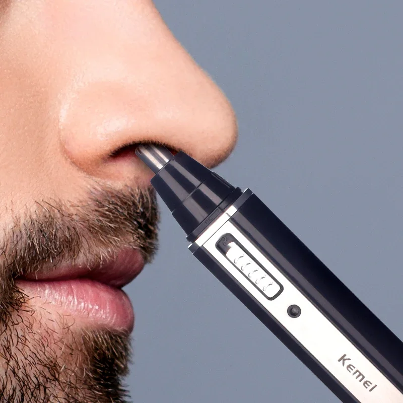 Electric Nose Hair Trimmer Ear Nose Trimer Hair Remover Eyebrow Beard Shaver Razor Clipper Face Shaving Cutter