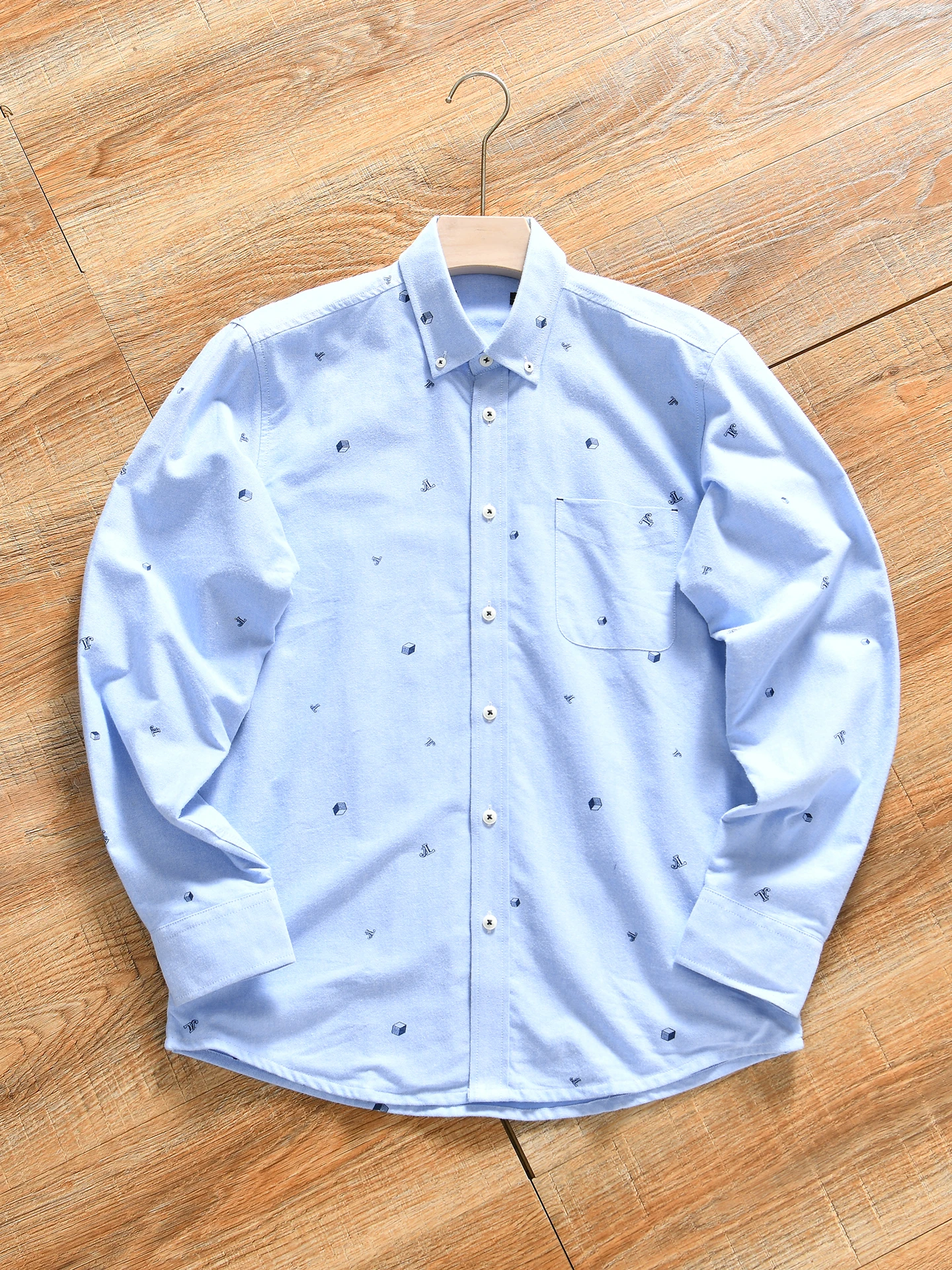 Thickened Double-layer Men's Business Casual Long Sleeve Shirt Warm Autumn Winter Fashion Standard Fit Inner Wear Youth Clothing
