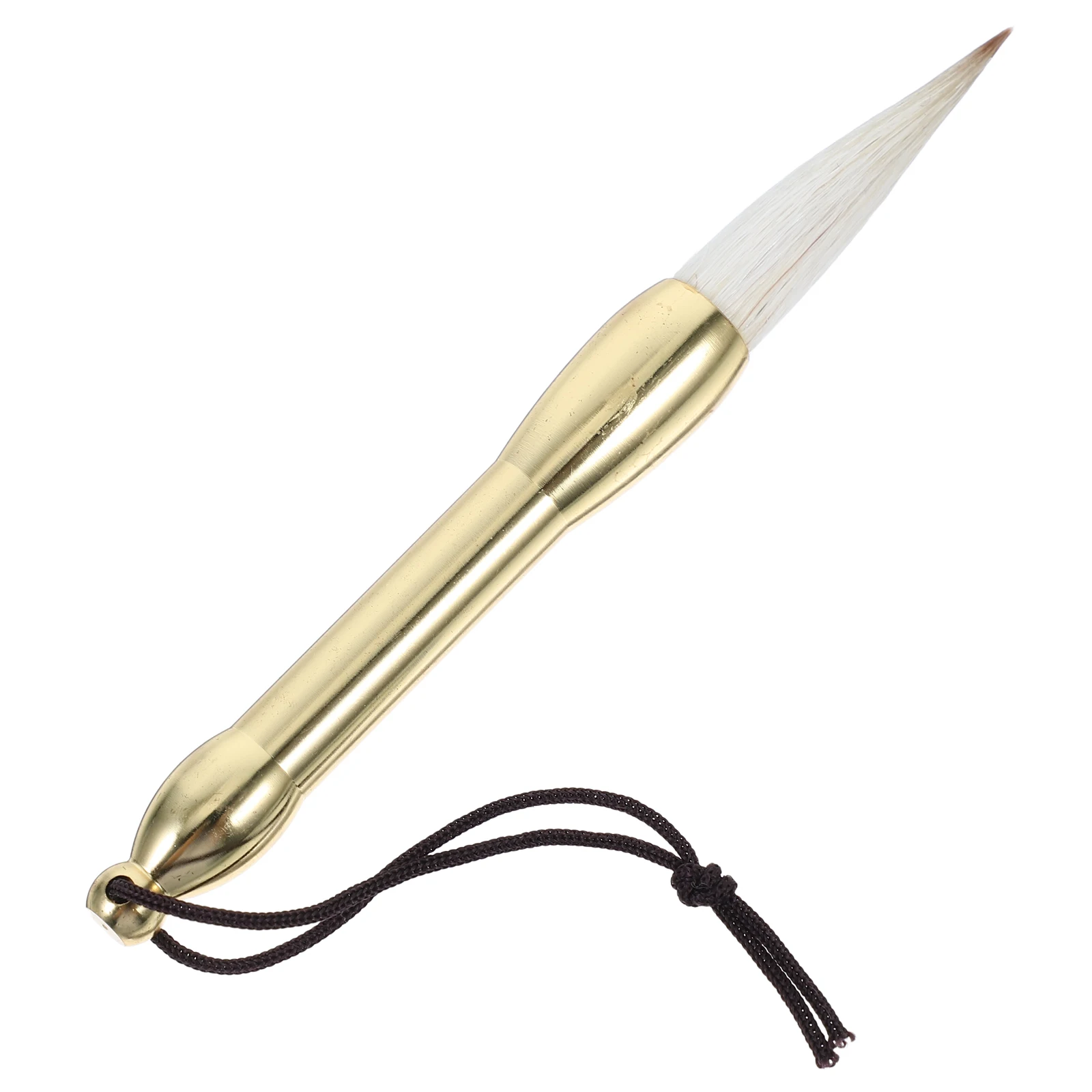 

Chinese Pen Copper Rod Pocket Size Soft Tip Sumi Drawing For Writing Painting Watercolor Mini Ink Brush Easy Cleaning Hanging