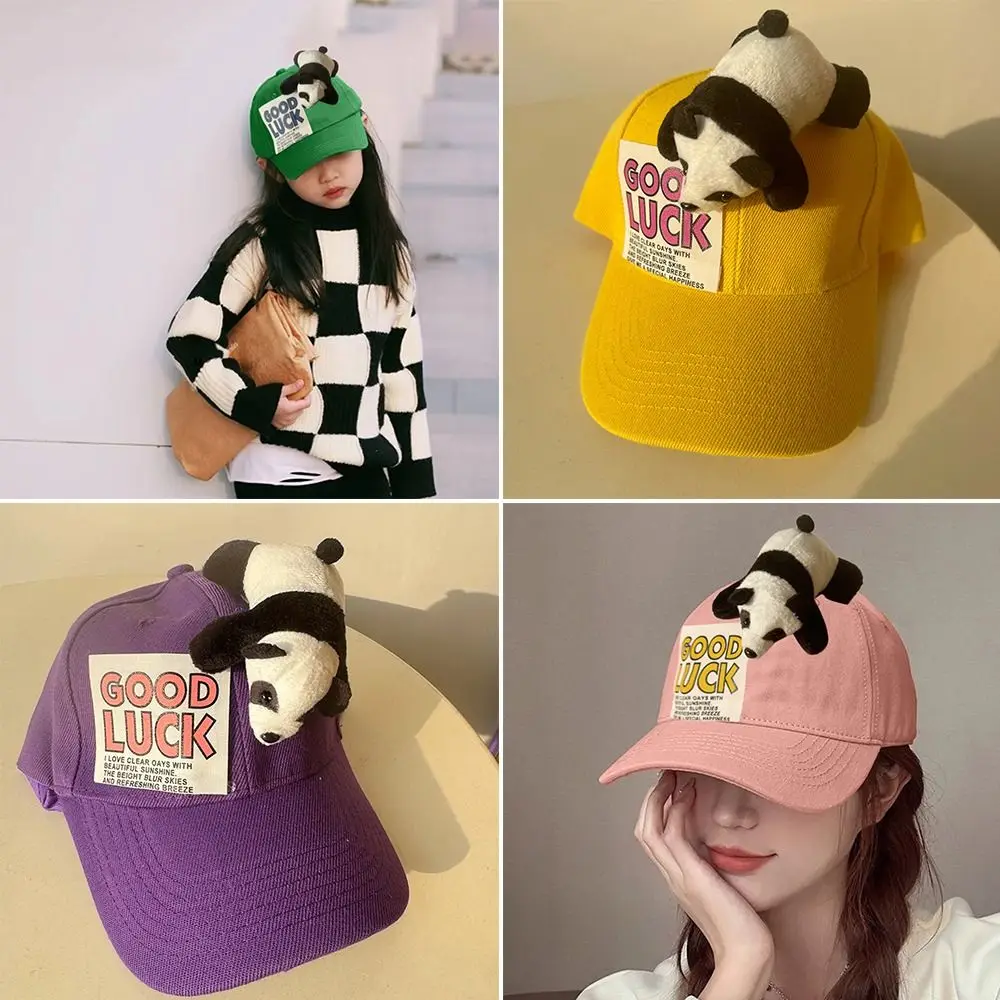 

Big Brim Panda Hat New Letter Sun Protection Duck Hat Baseball Hat