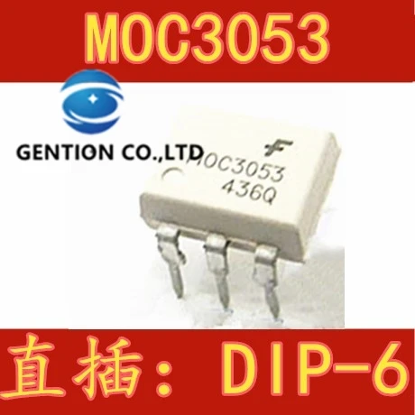 

10PCS Decoupling MOC3053M MOC3053 DIP-6 light in stock 100% new and original