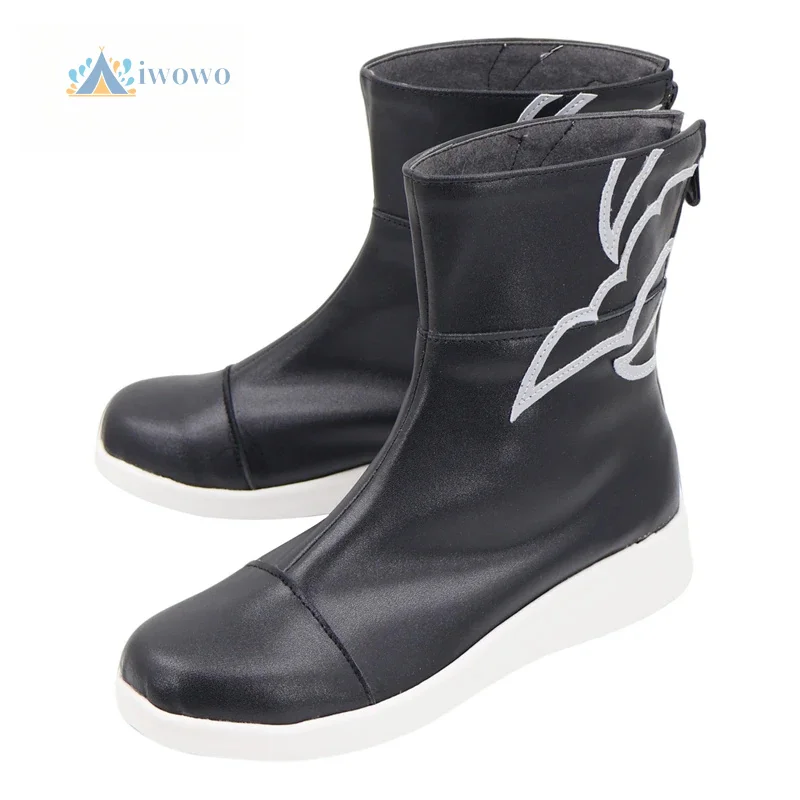 Honkai Star Rail Dan Heng Cosplay Shoes Black Custom Made Boots view 3
