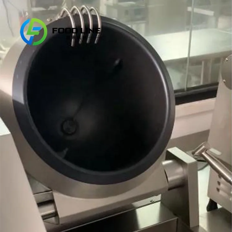 Hot Sale Chinese Food Automatic Cooking Wok 30cm Rotating Pot Stir Fry Fried Rice Smart Robot Cooker