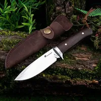 HX OUTDOORS Forest Survival Knife Hunting 5cr15 Stainless Steel 58HRC Straight Knives Self-defense tool