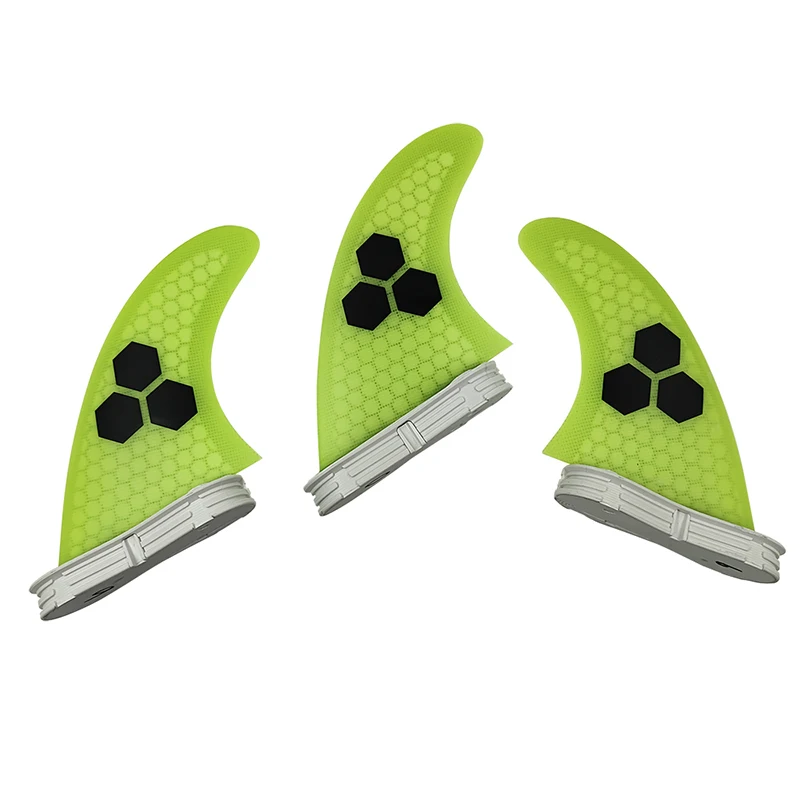 UPSURF-FCS2 Fins G5 Surf Board, Honeycomb Fin, 5 Colors, Double Tabs, 2 Fin, 3 Pcs Set, Surf Accessories, M Size, Barbatanas