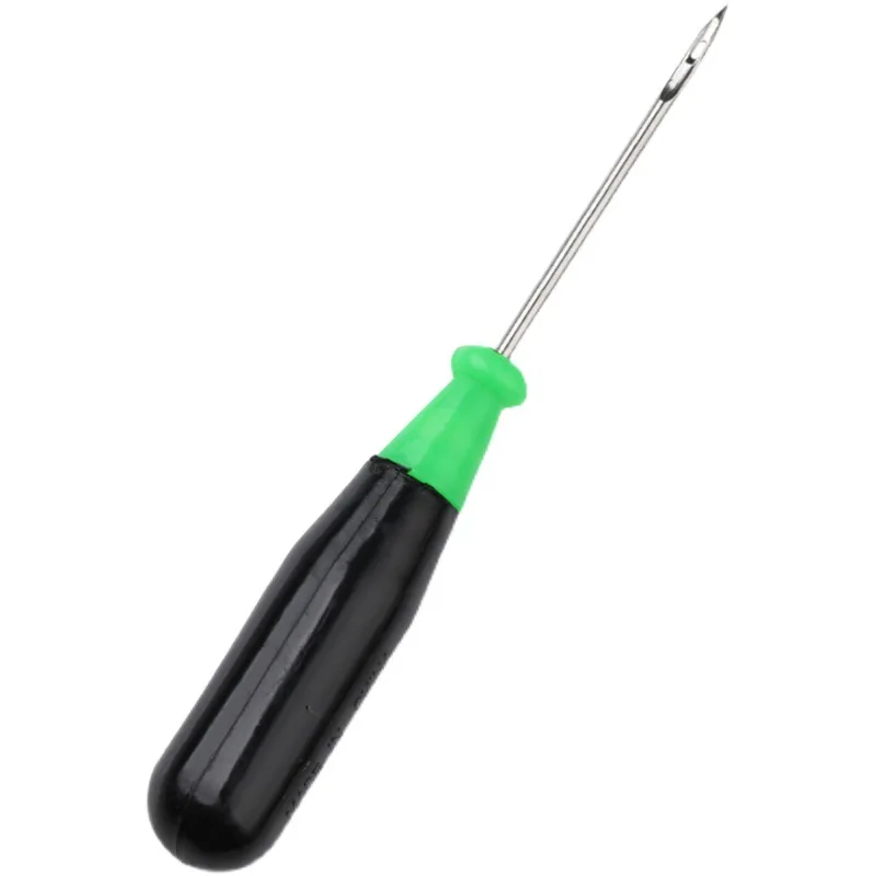 Sewing Awl Hole Hook, Handmade Leather Tool, Cone Needle, Shoes Repair, DIY, 13cm, 2Pcs