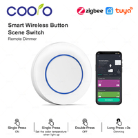 Tuya Zigbee Push Button Wireless Switch Button Smart Scene Switch Smart Home for Tuya APP Alexa Goole Home