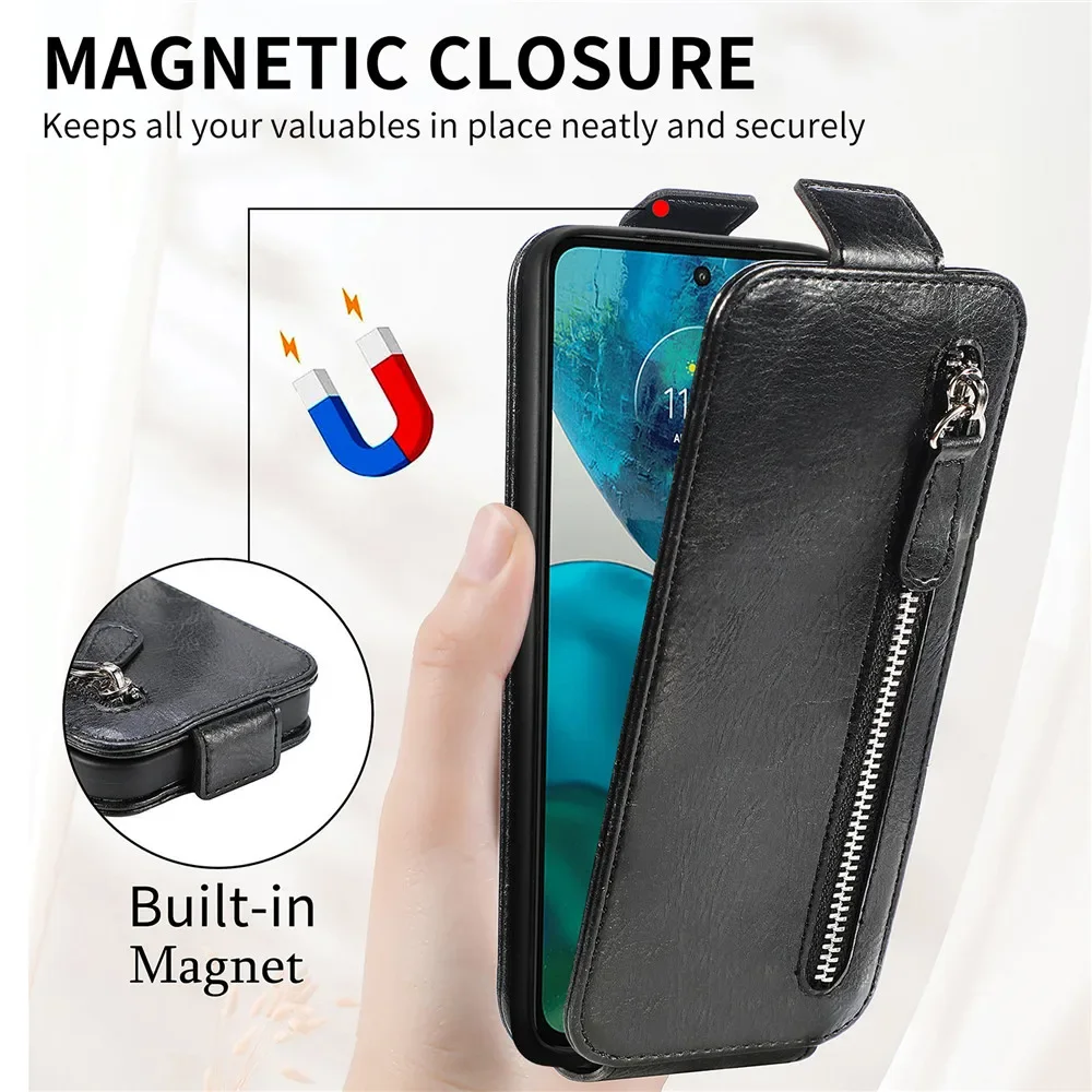 For Motorola Moto G54 Power 5G 2023 Flip Case Leather Magnetic Holder Wallet Funda Moto G14 G54 G84 G73 G53 G13 G53Y G53J Cover