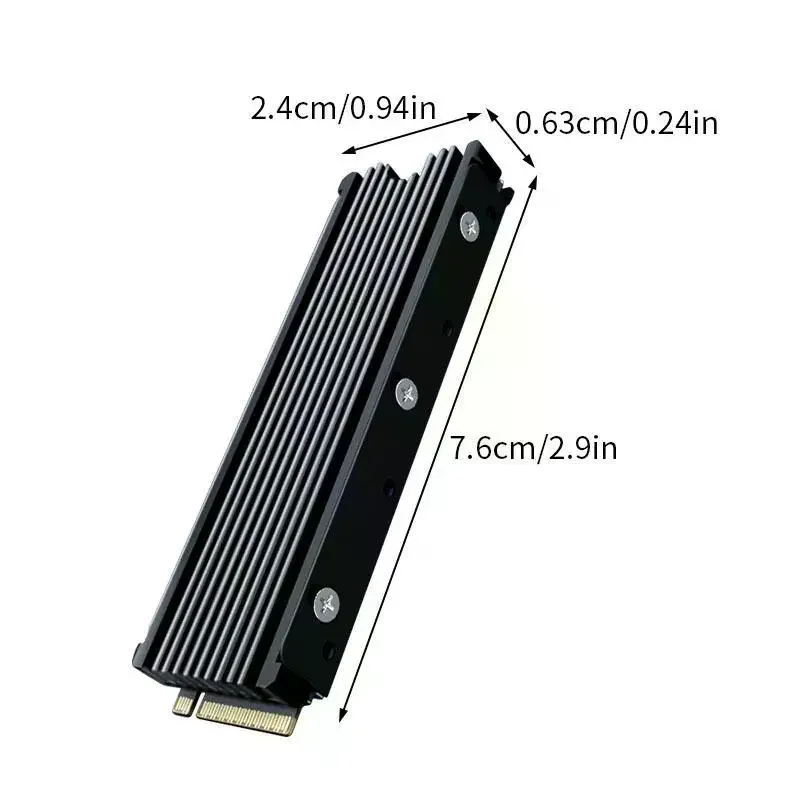 Aluminum Heatsink With Efficient Cooling Tool Free Install For Desktop PC Gaming Builds
