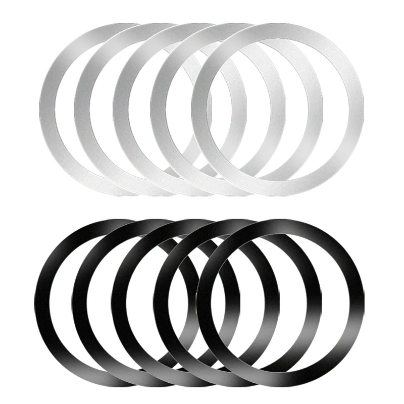 3/5/10 шт. пластины для Magsafe, металлическая пластина, кольцо, наклейка, автомобильный магнитный держатель, беспроводная зарядка, универсальный металлический лист для iPhone 14 15