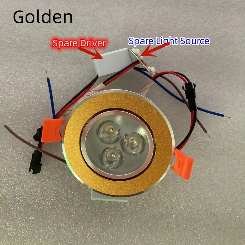 Imagem -03 - Lâmpada Spot Led Regulável para Fácil Substituição Lâmpada do Teto Downlight Embutido Luz Sobressalente Fonte e Driver 3w 5w 7w