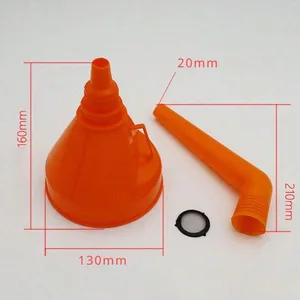 قمع التزود بالوقود مع فلتر لقمع زيت الدراجات النارية لمحرك البنزين قمع الفم الطويل لأدوات تعبئة إصلاح السيارات أفضل 8 مبيعات قمع دجاج - رقم 2