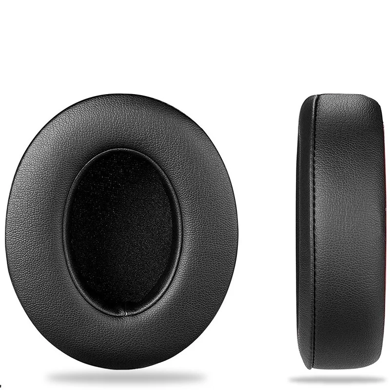 Сменные амбушюры для проводных и беспроводных наушников Beats Studio 2, мягкая белковая кожа/шумоизоляционная пена с эффектом памяти