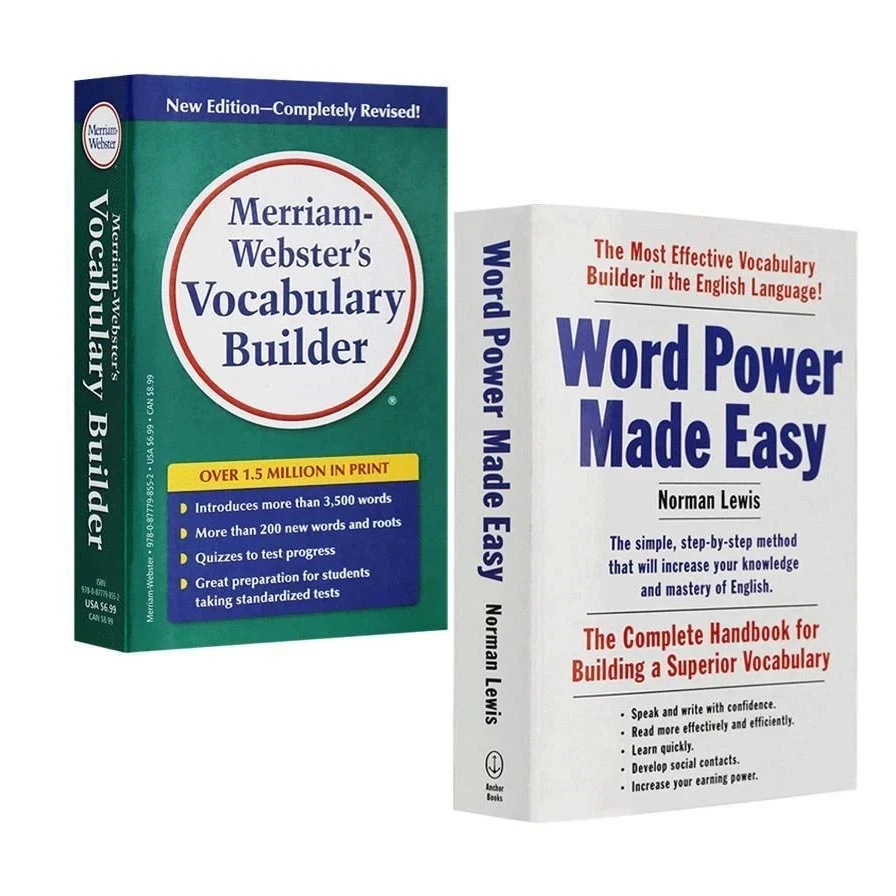 

1 book Word Power Made Easy Merriam Webster's Vocabulary Builder English Original Reference Book Dictionary