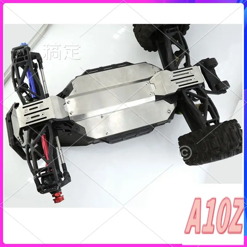 0Z-For TRAXXAS 1/10 MAXX V2.0 Extended Stainless Steel Upgrades Chassis Armor Armor Defense Replacement Parts Accessories
