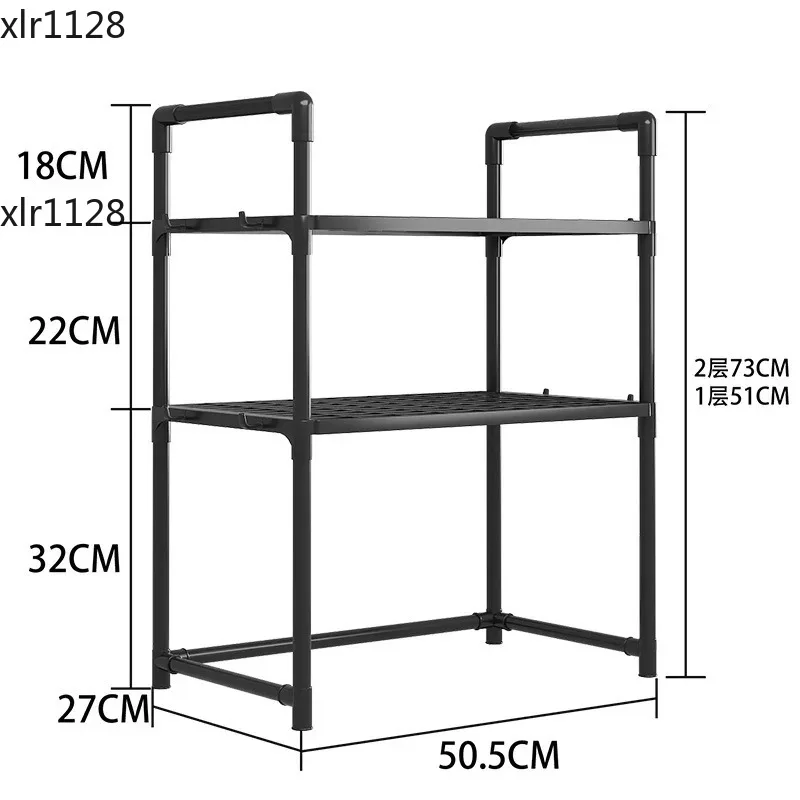 

Extendable Microwave Oven Rack Multifunctional Kitchen Countertop Shelf for Rice Cooker Oven