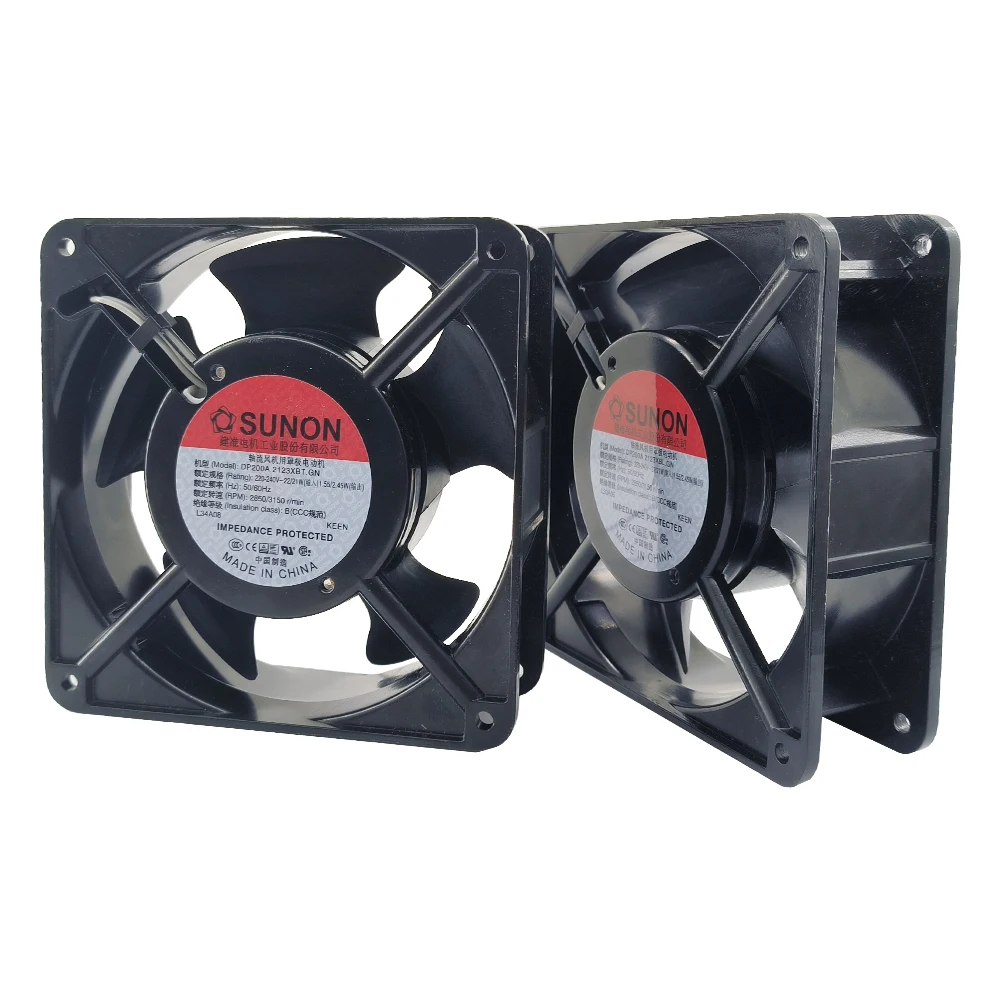 AC220V DP200A Series 2123XBT 2123XBL 2123HBL 2123XSL 12038mm High Airflow Aluminum Frame Axial Equipment Ventilation Cooling Fan