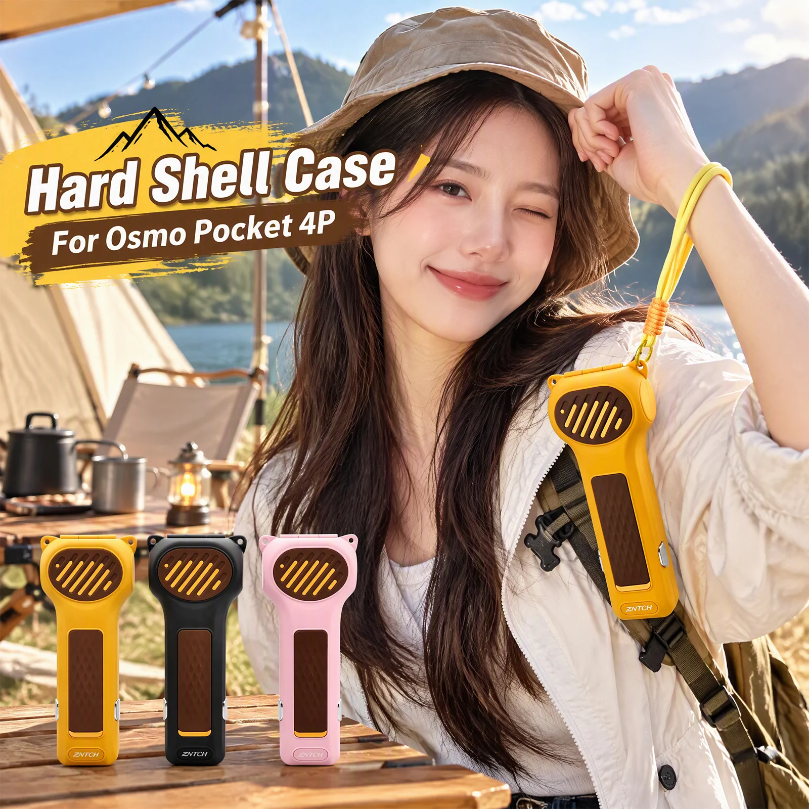Camera Wrist Strap - Full-coverage Protective Case w Wrist Strap