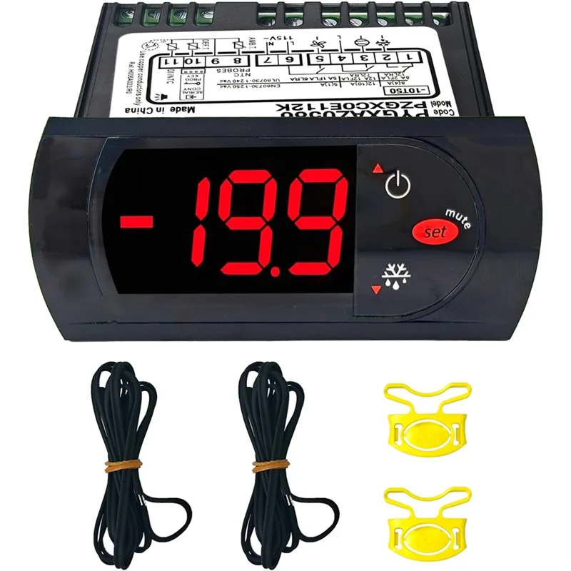 

【B89E】подходит для уличного оборудования Carel/Main PZGXC0E112K, цифровой термостат с контролем температуры и зондами датчика температуры 115 В