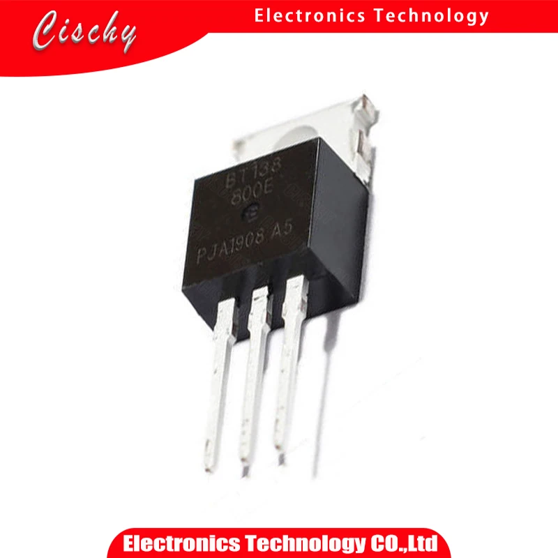10pcs BT138-800E BT138 BT138-800 800V 12A Triacs RAIL TRIAC TO-220