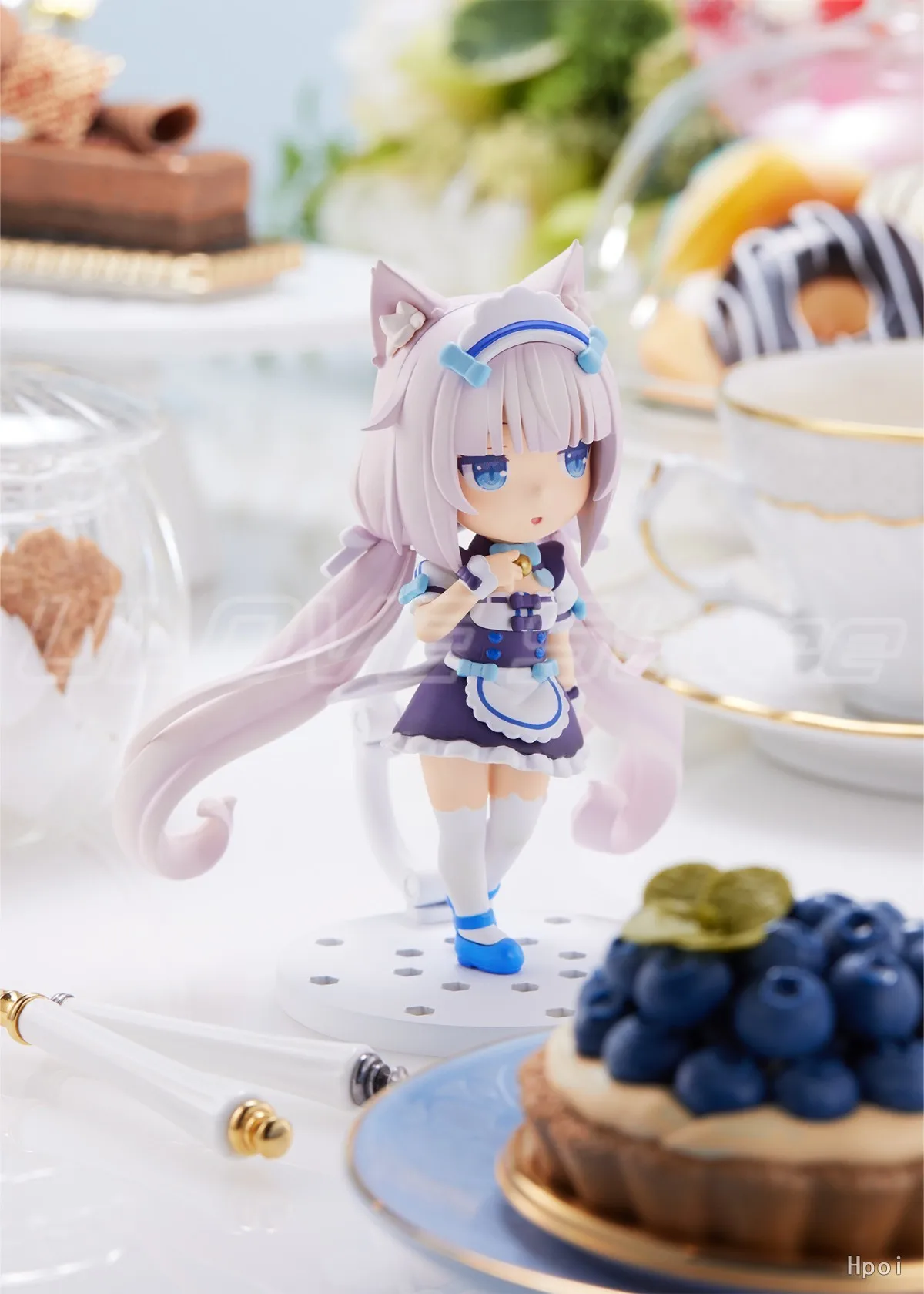 Op voorraad Originele PLUM Mini Figuur 100-serie NEKOPARA Vanille Animatie Figuur Model Collectie Cadeau Ornamenten