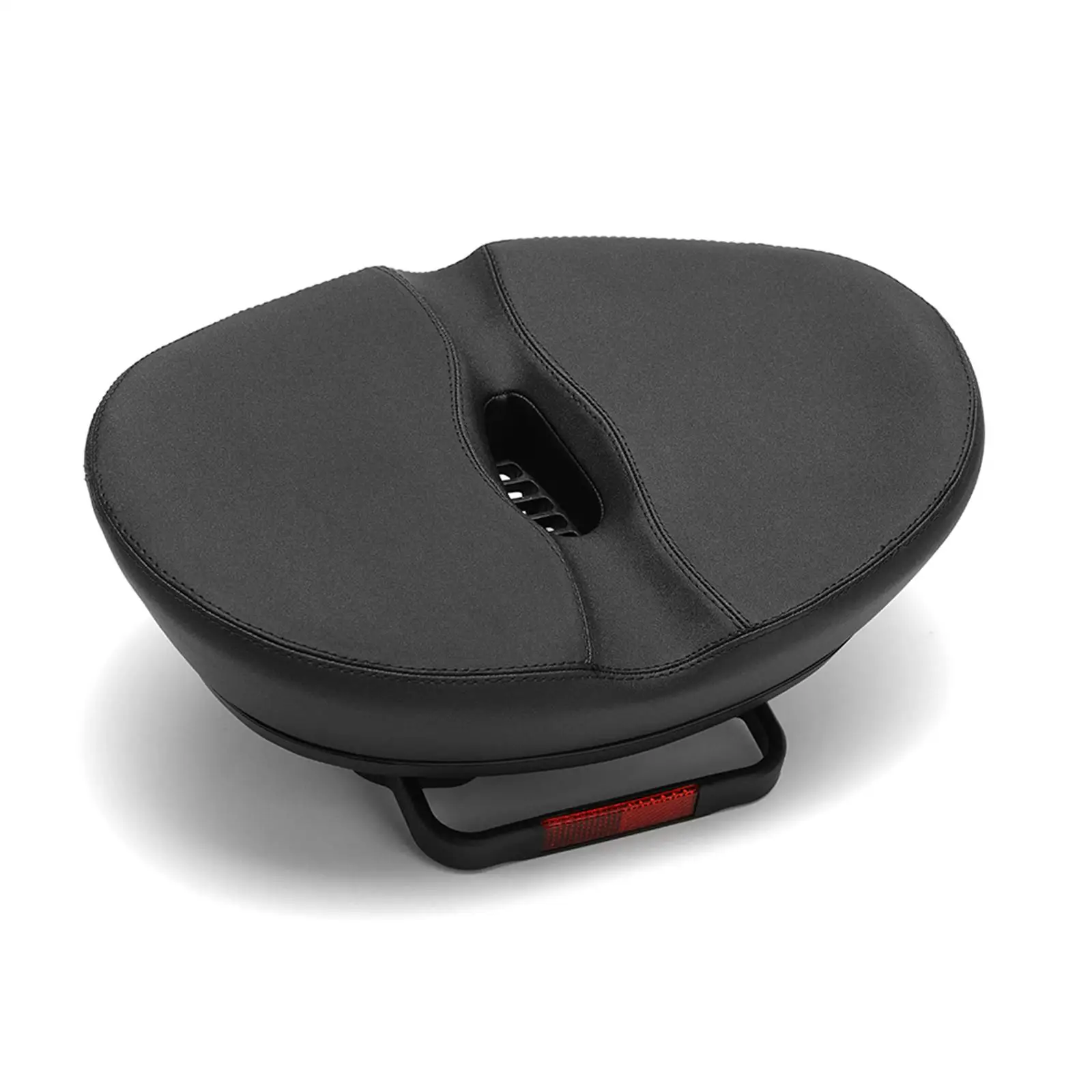 Bike Seat Cushion Wide Soft PU Leather Ergonomic Shock Absorbing Bicycle Saddle Pad for Outdoor Road Bikes