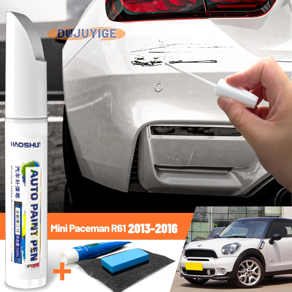 قلم طلاء السيارات العناية بالخدش إصلاح الشمع اللوحة خدش مزيل ل Mini Paceman R61 2013-2016 2014 2015 #1