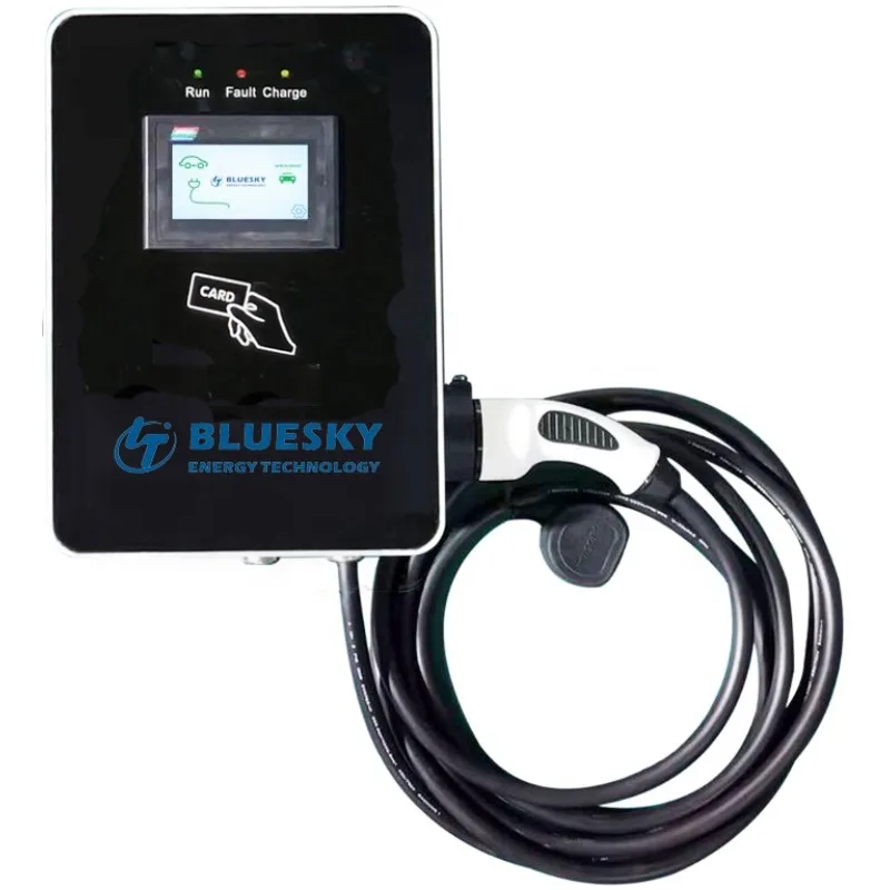 

Bluesky 22kw AC EV Charger Home Charging Station Type 2 EV Charger Home Electric Car Charger 3 Phase with 4.3 Inch Screen