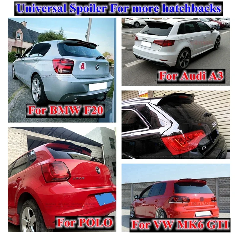 Rear Roof Lip Spoiler For Seat LEON 1P 5F MK3 ABS Car Tail Wing Decoration For ST Cupra TGI / FR Hatchback Universal Spoiler