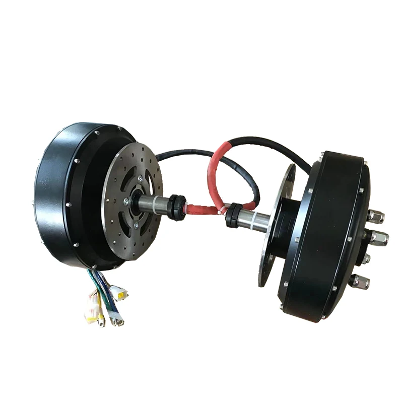 Dual 3kw V2 278 Brushless DC Hub Motor for Electric Car Trike Tuk Tuk