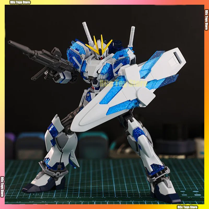 

XINGJU 1/144 HG RX-9/C Narrative C-Packs Blue Color Assembly Action Figure Model Kit Toy for Collectors And Gifts