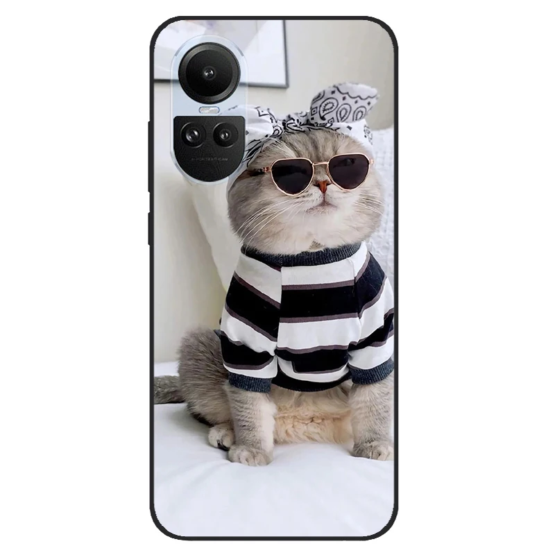 For Oppo Reno10 / Reno10 Pro 5G Case Luxury TPU Soft Silicone Phone Cover for Oppo Reno 10 Pro 5G CPH2525 CPH2531 Lovely Bumper