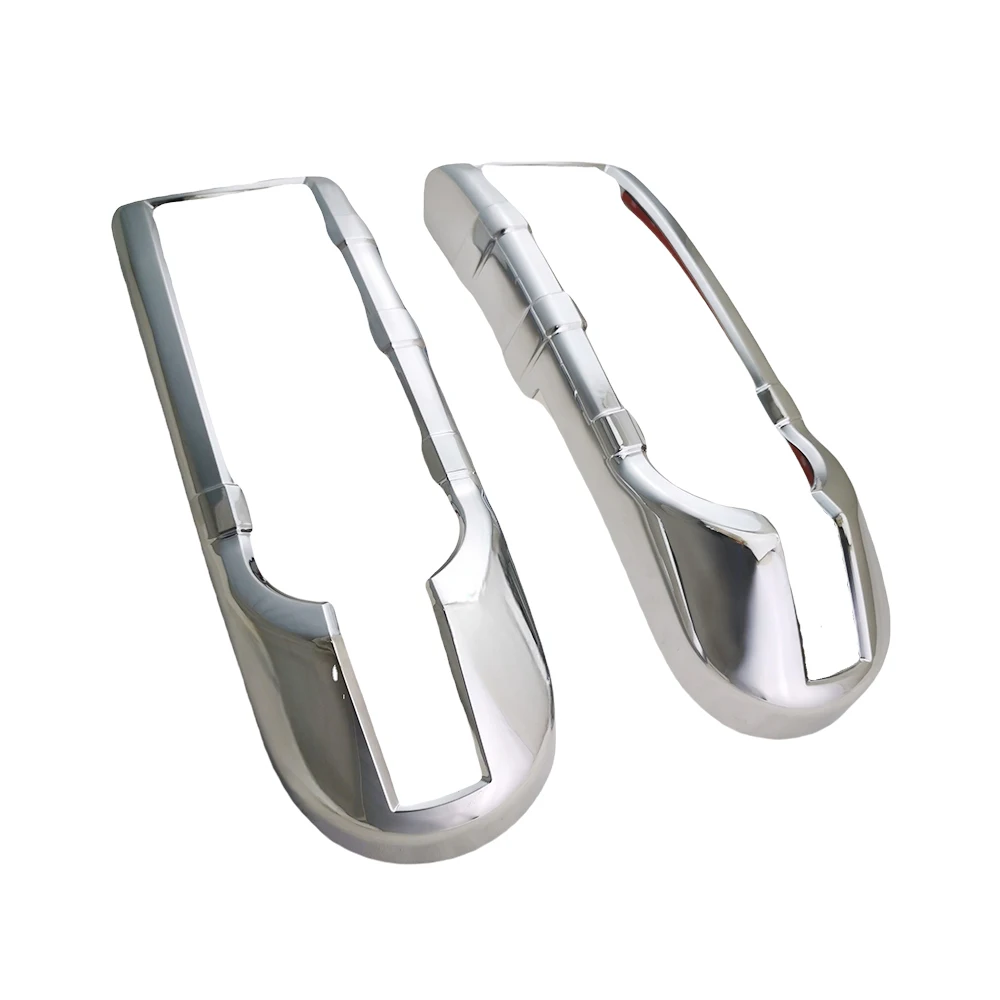 

2 Pcs ABS Chrome Plated Silver Car Head Lamp Cover For Toyota FJ Cruiser 2007 - 2021Car Accessories Exterior Decorate