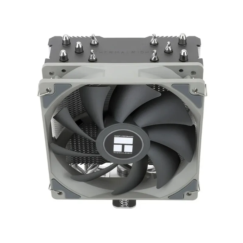 써멀라이트 AK120SE 화이트 ARGB CPU 쿨러 4핀 PWM 순수 구리 AGHP 5 히트파이프 공랭식 라디에이터 (LGA 115X, 1200, 1700, AM4 지원)