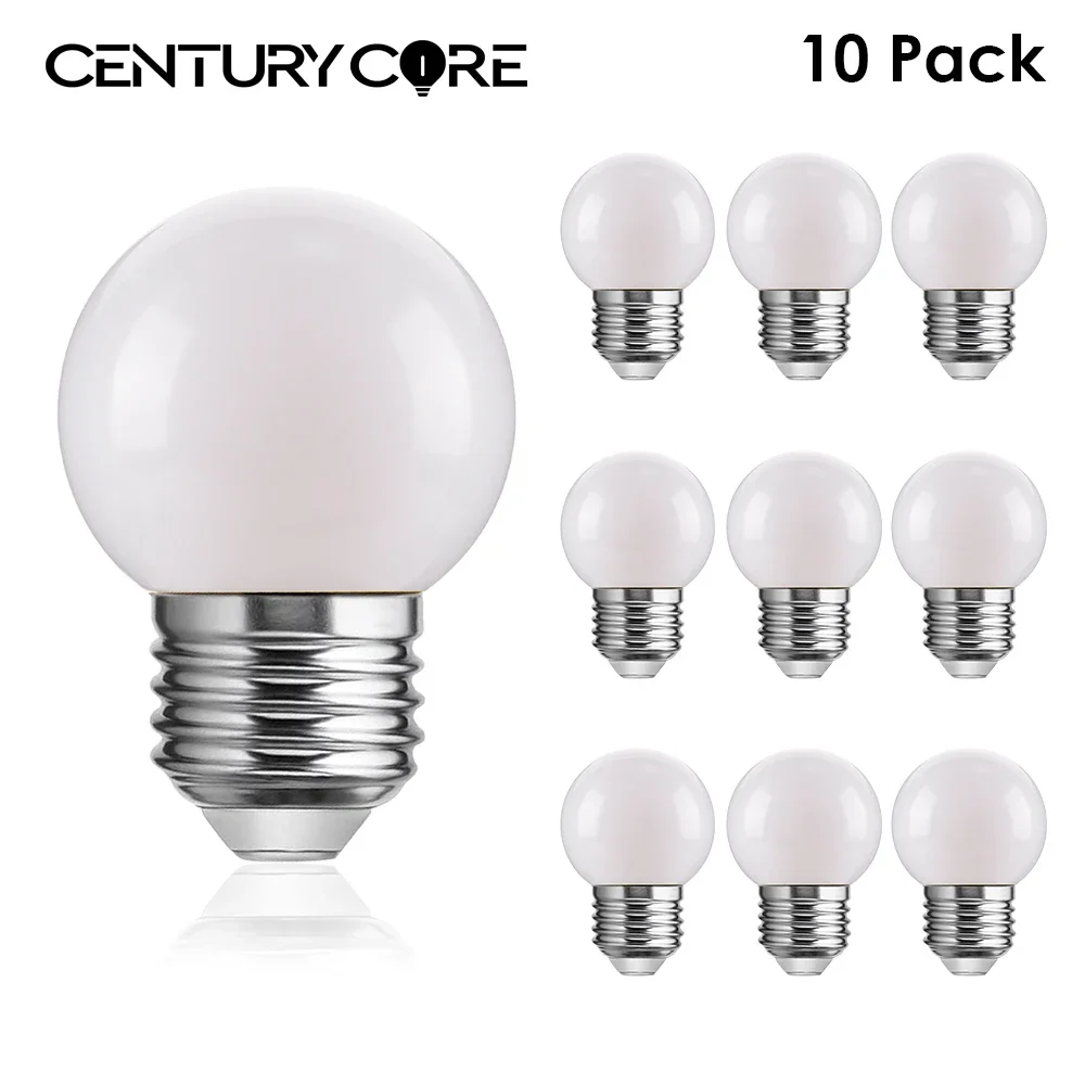 Milky White G45 E27 Led Bulb Plastic Small Globe Night Light Bulbs 220V 1W 2W 3W Indoor Warm White Dimmable Decor Lights Outdoor